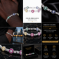 12mm CZ Flower Tennis Bracelet