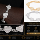 6mm Baguette Heart Cuban Link Bracelet