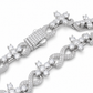 10mm Infinity Mixed Cross Bracelet