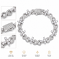 10mm Infinity Mixed Cross Bracelet