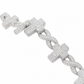 8mm Infinity Cross Cuban Link Bracelet