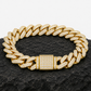 14mm 2 Rows Cuban Link Bracelet
