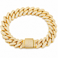 14mm 2 Rows Cuban Link Bracelet