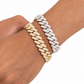 14mm 2 Rows Cuban Link Bracelet