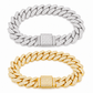 14mm 2 Rows Cuban Link Bracelet