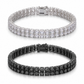 6mm-10mm 2 Rows Tennis Bracelet