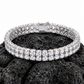 6mm-10mm 2 Rows Tennis Bracelet