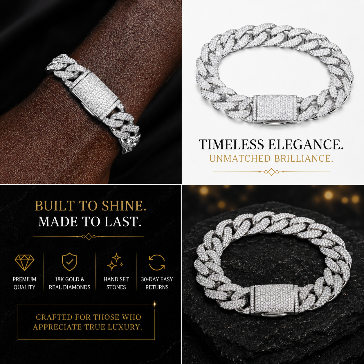 8mm-20mm Cuban Link Bracelet