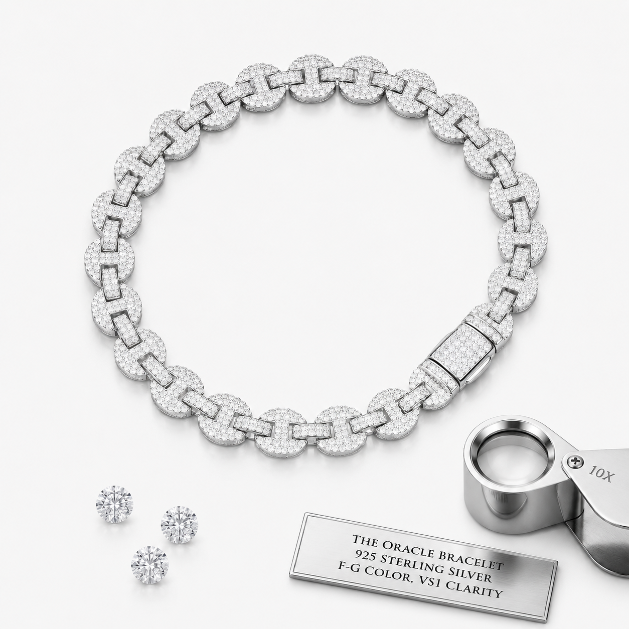 8mm 10mm Gucci Link Chain Bracelet