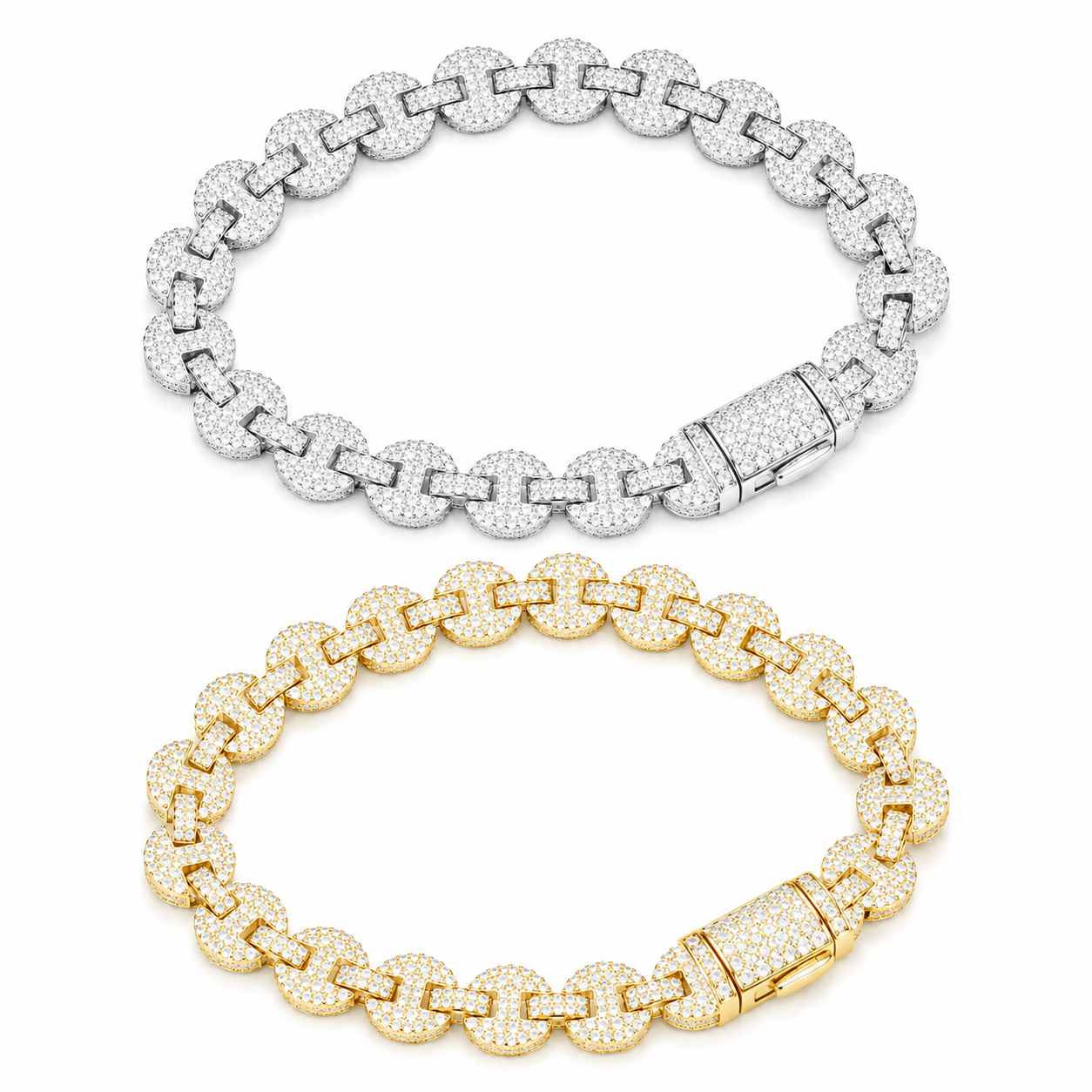 8mm 10mm Gucci Link Chain Bracelet