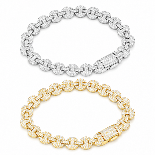 8mm 10mm Gucci Link Chain Bracelet
