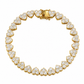 8mm Heart Tennis Bracelet