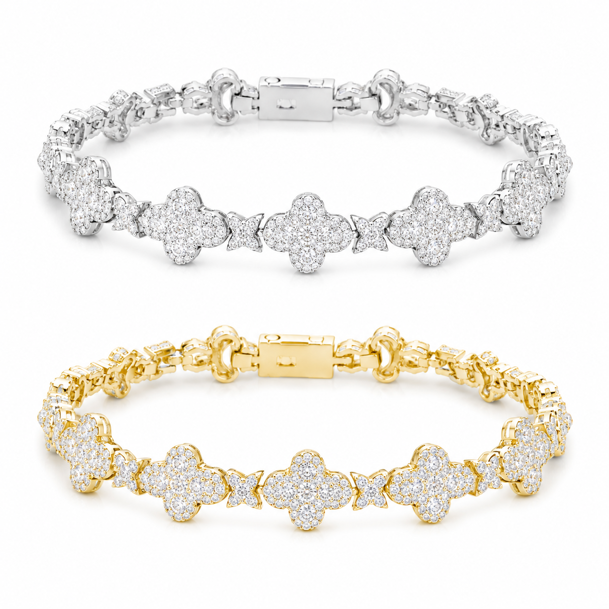 10mm Star Cross Link Bracelet