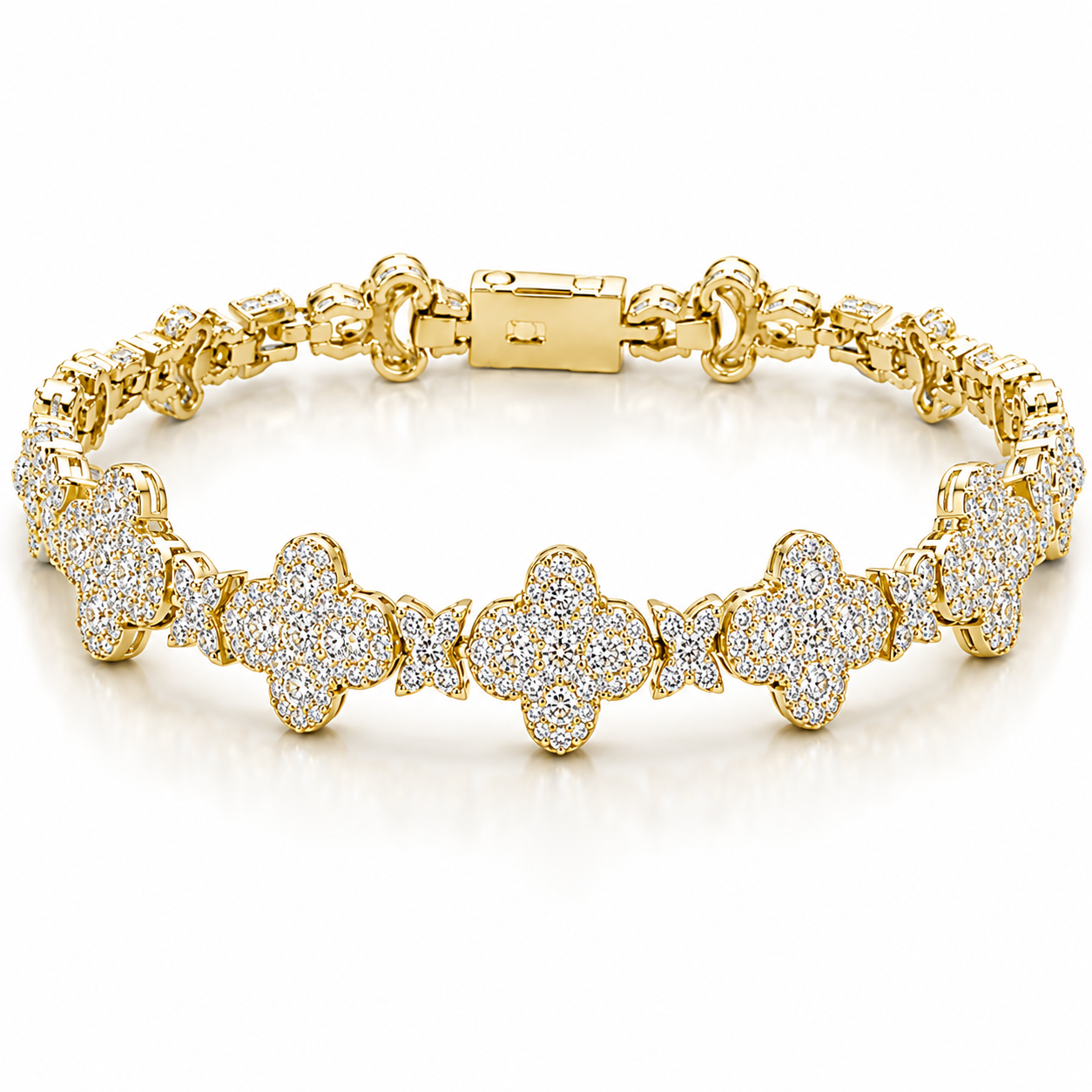 10mm Star Cross Link Bracelet