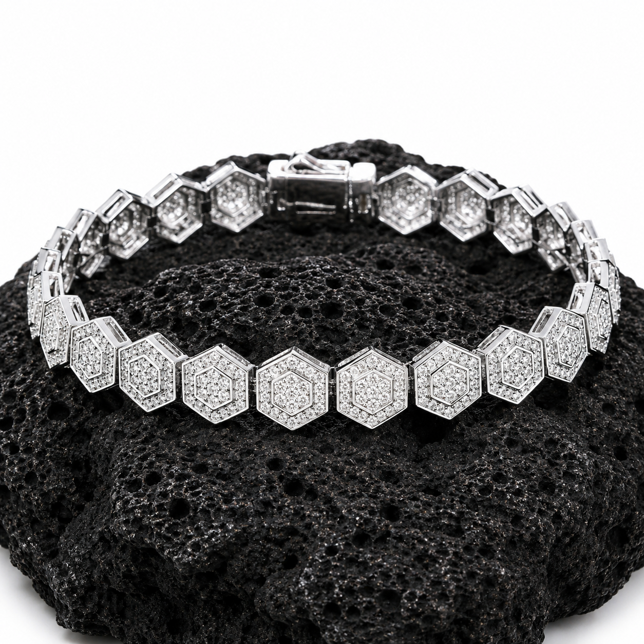 9mm Hexagon Bracelet