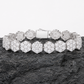 9mm Cluster Flower Tennis Bracelet