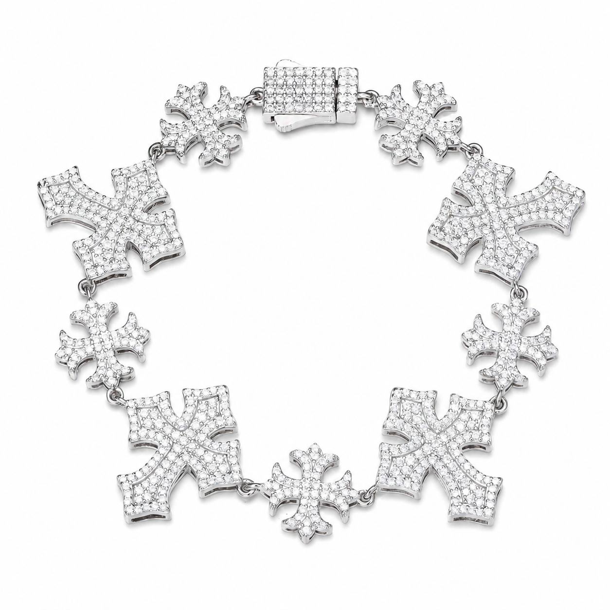 13mm Cross Link Bracelet
