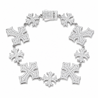 13mm Cross Link Bracelet