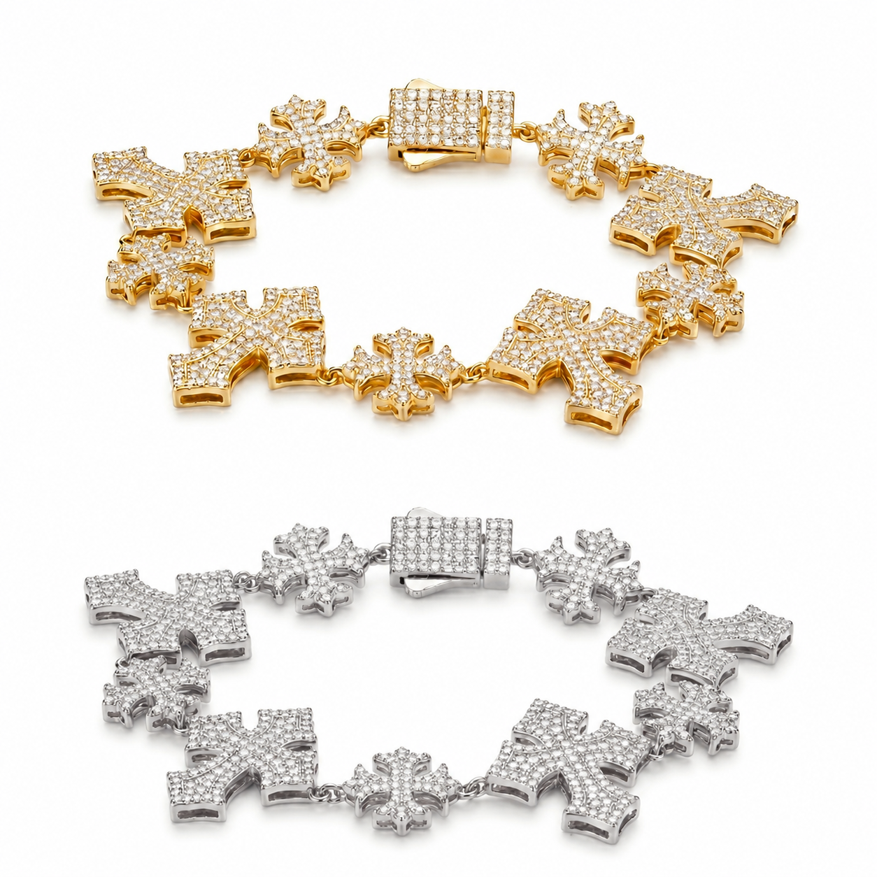 13mm Cross Link Bracelet