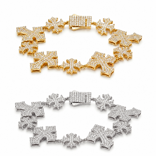 13mm Cross Link Bracelet