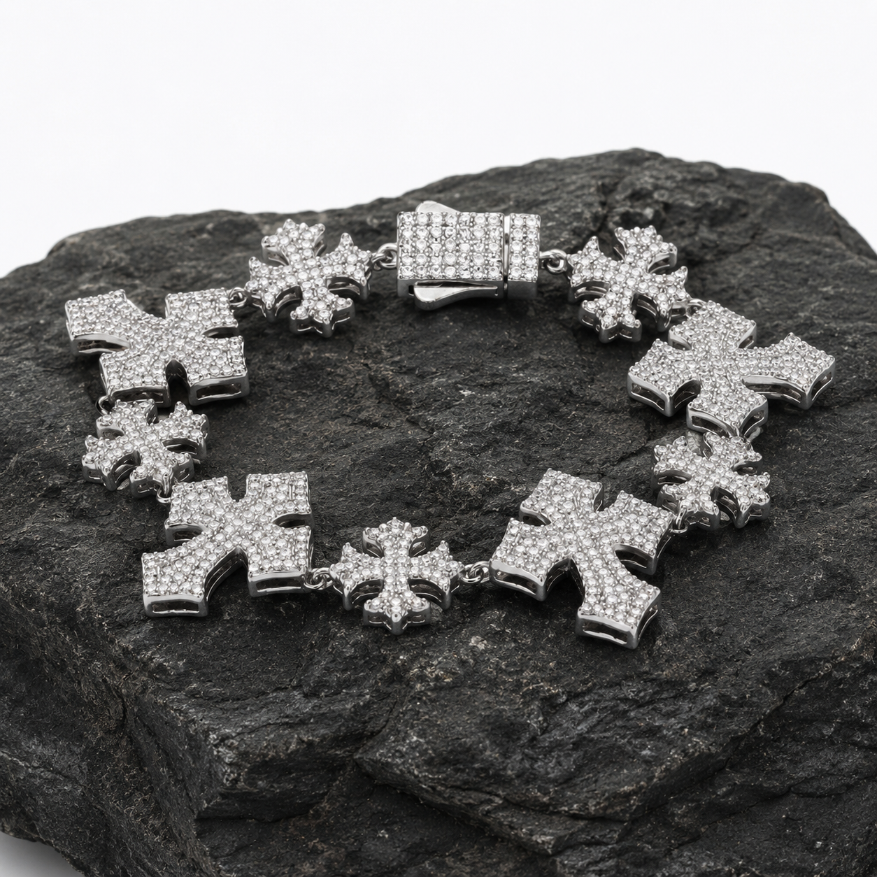 13mm Cross Link Bracelet