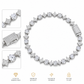 6mm 8mm Star Halo Tennis Bracelet