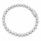 6mm 8mm Star Halo Tennis Bracelet