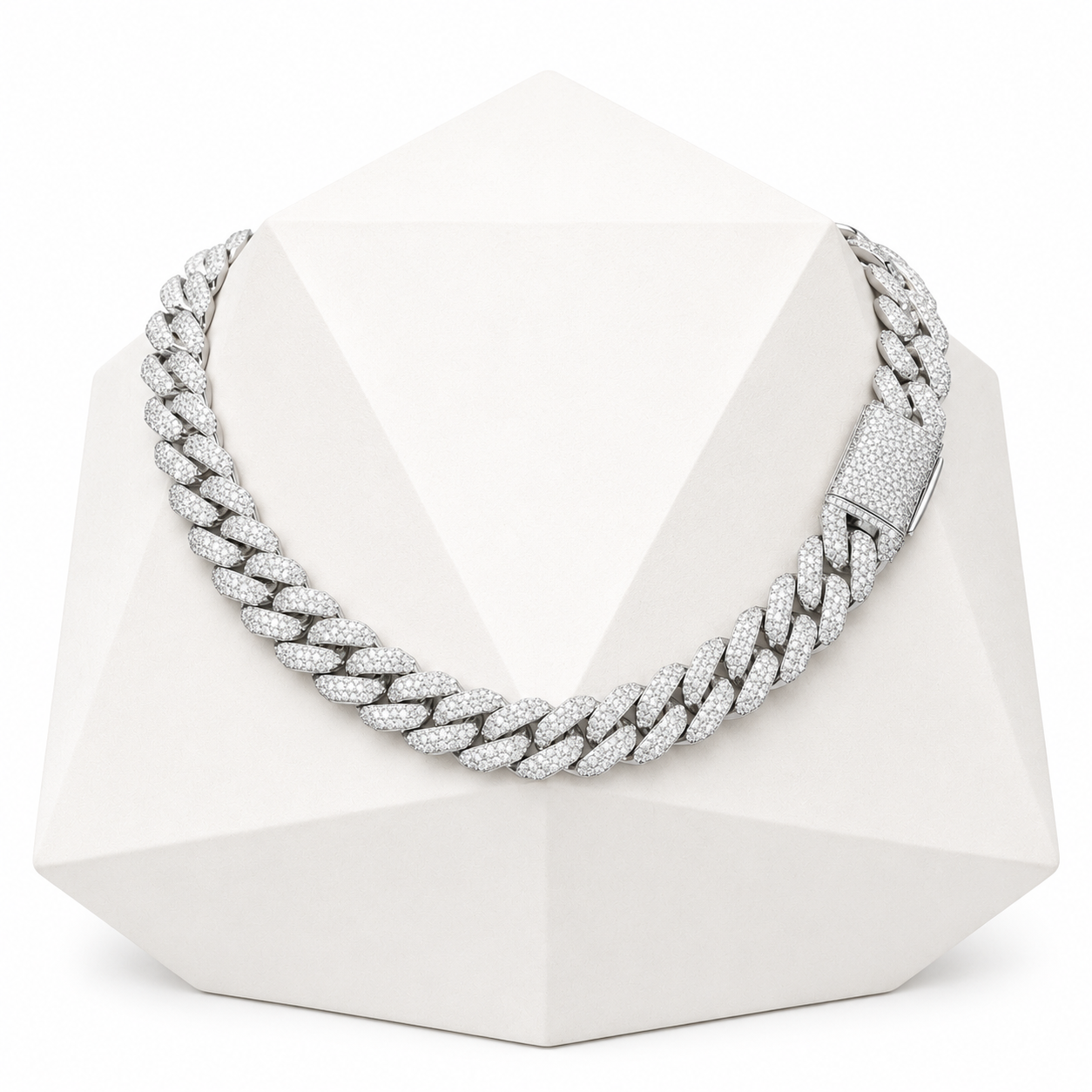 15mm Micro 3 Rows Cuban Link Chain