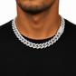 15mm Micro 3 Rows Cuban Link Chain