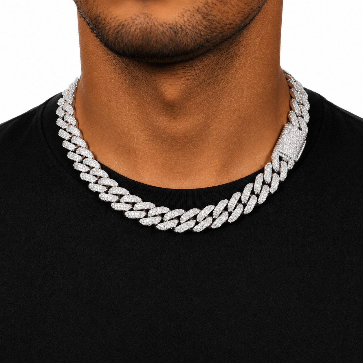 15mm Micro 3 Rows Cuban Link Chain