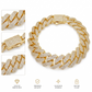 20mm 3 Rows Cuban Link Bracelet