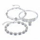 Elegant Silver Charm Bracelet