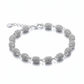Elegant Silver Charm Bracelet