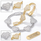 6mm Baguette Heart Cuban Link Bracelet