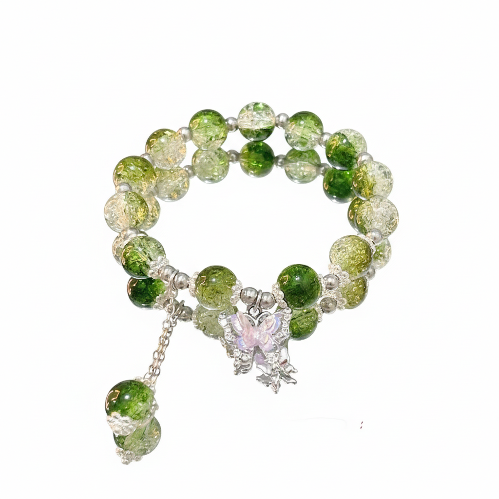 River Butterfly Crystal Bracelet