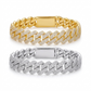 20mm 3 Rows Cuban Link Bracelet