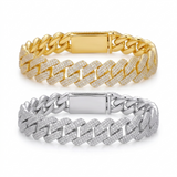 20mm 3 Rows Cuban Link Bracelet