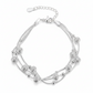 Elegant Silver Charm Bracelet