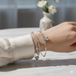 Elegant Silver Charm Bracelet