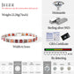 925  Moissanite Diamond Princess Cut Mocha Mousse Bracelet