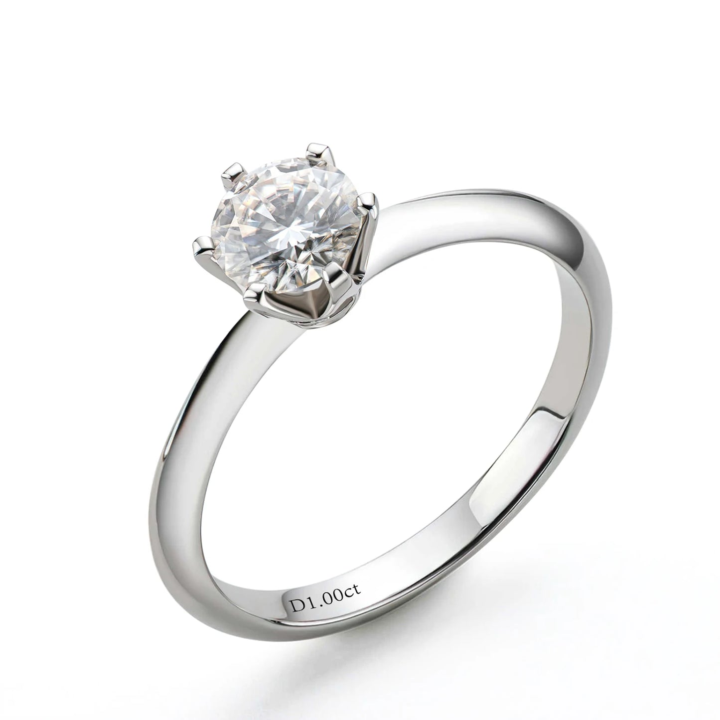 Iced Out 925 Sterling Silver VVS Moissanite Diamond Wedding Ring