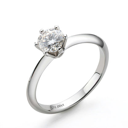 Iced Out 925 Sterling Silver VVS Moissanite Diamond Wedding Ring