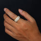 Vvs Moissanite 925 Silver Hip Hop Diamond Ring