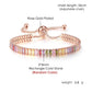 Rainbow Cubic Zirconia Tennis Bracelet