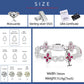 16mm 925 VVS Moissanite Diamond  Iced Out Four Leaf Clover Bracelet