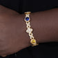 14mm 925 Moissanite Diamond Colorful CZ Maltese Link Bracelet