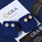 Four Leaf Clover Stud Earrings Moissanite Diamond Ice Out
