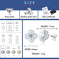 Four Leaf Clover Stud Earrings Moissanite Diamond Ice Out