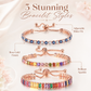 Rainbow Cubic Zirconia Tennis Bracelet
