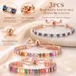 Rainbow Cubic Zirconia Tennis Bracelet